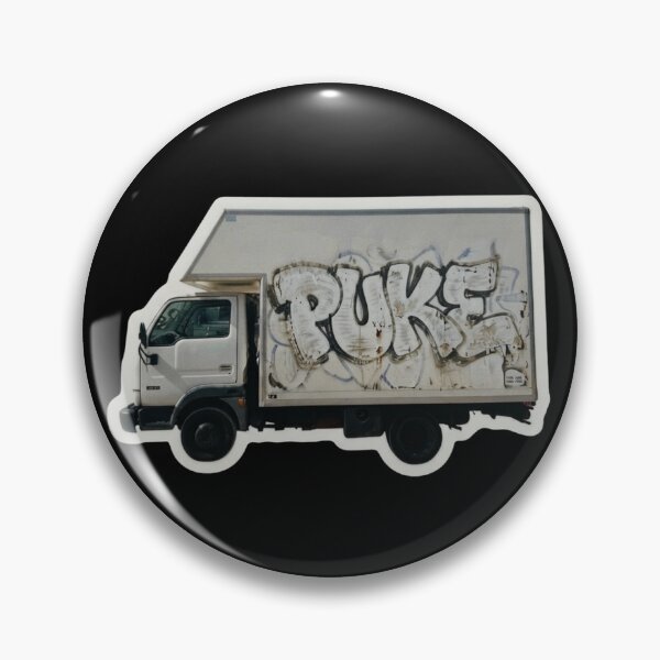 Item preview, GRAFFITI BOX TRUCK THROW UP designed and sold by rustycatart.