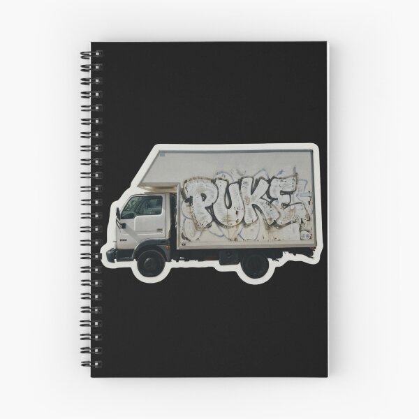 Item preview, GRAFFITI BOX TRUCK THROW UP designed and sold by rustycatart.