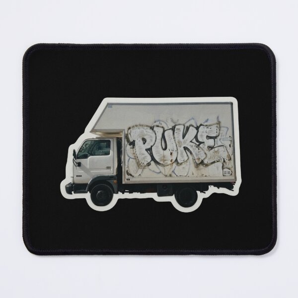 Item preview, GRAFFITI BOX TRUCK THROW UP designed and sold by rustycatart.