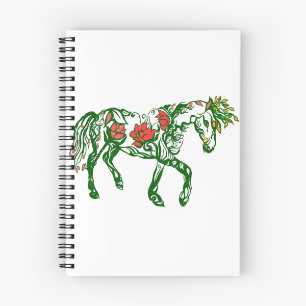 Item preview, Stylised horse with floral elements  designed and sold by Fayes4Art.