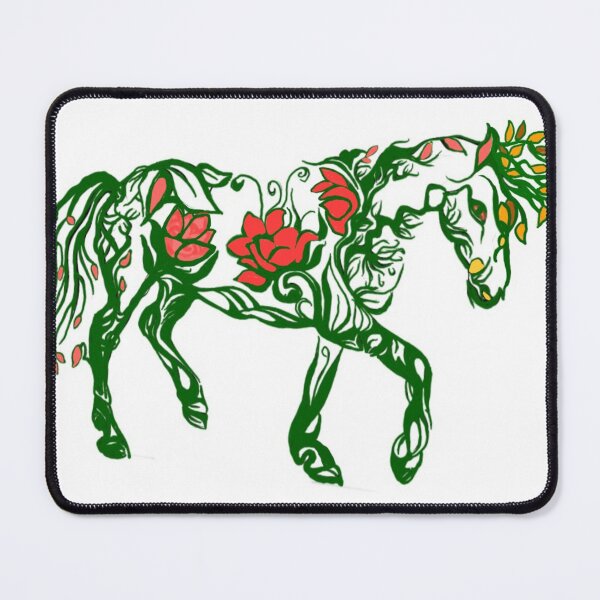 Item preview, Stylised horse with floral elements  designed and sold by Fayes4Art.