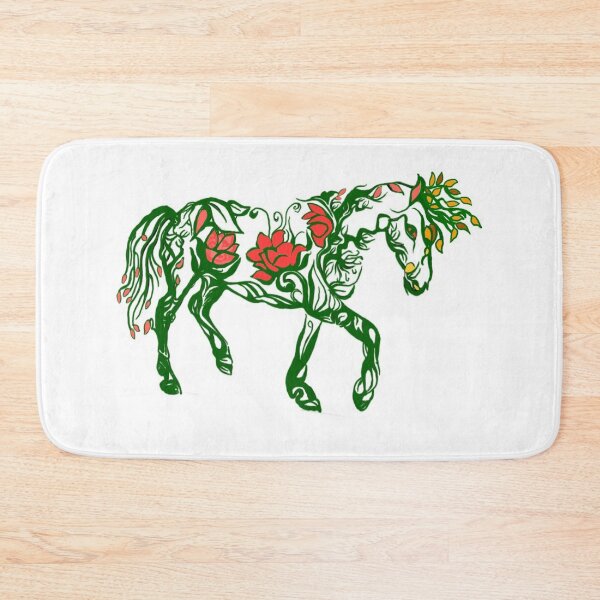 Item preview, Stylised horse with floral elements  designed and sold by Fayes4Art.