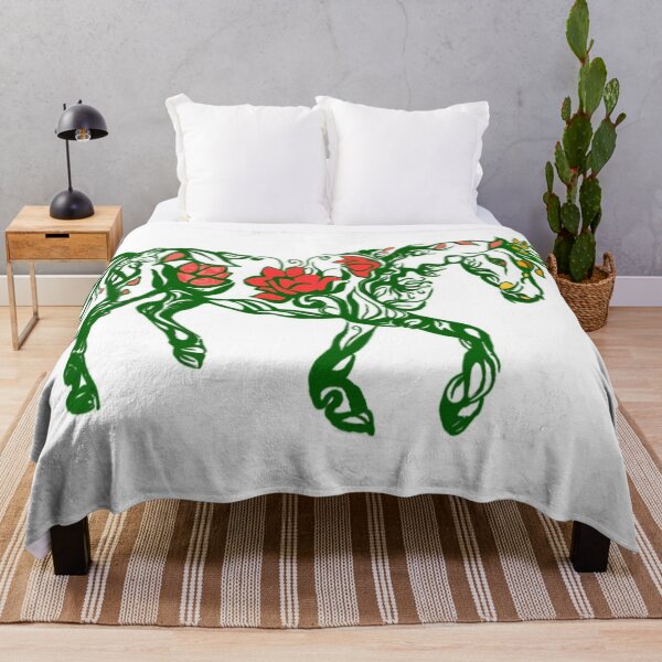 Item preview, Stylised horse with floral elements designed and sold by Fayes4Art.