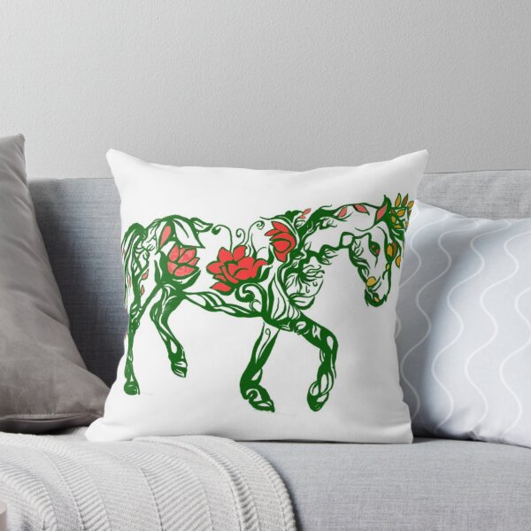 Item preview, Stylised horse with floral elements  designed and sold by Fayes4Art.