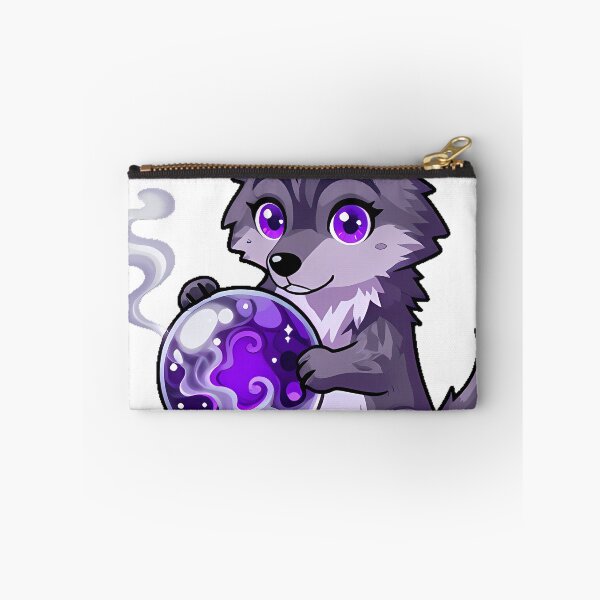Item preview, Moon Wolf with Crystal Ball designed and sold by IllumeInk.