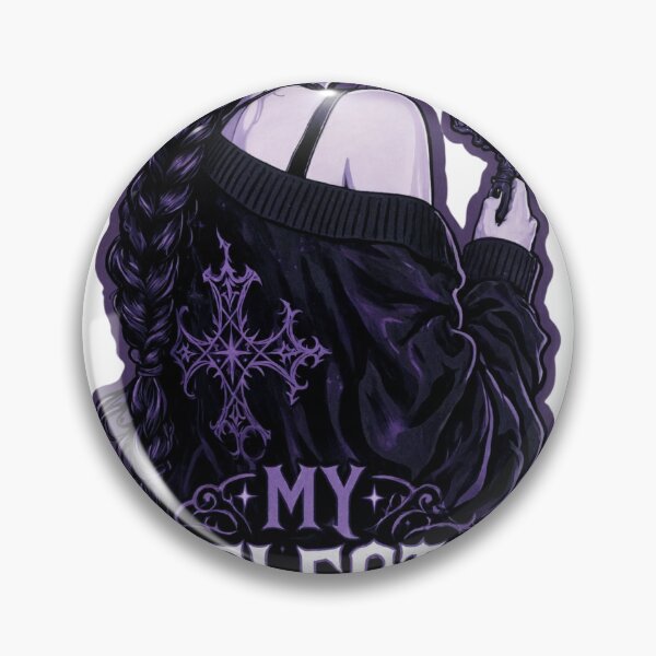 Item preview, Gothic girl holding ornate hand mirror as transparent object designed and sold by Creative88Art.