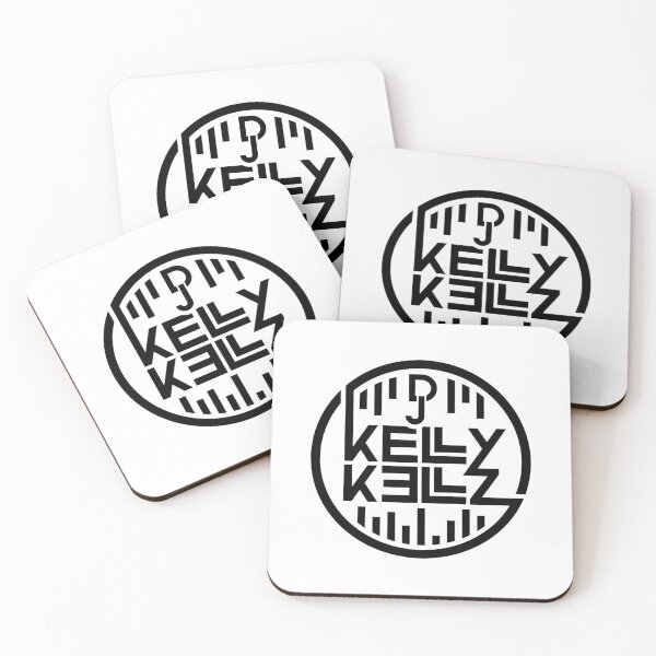 Item preview, DJ Kelly Kellz Round Logo Design (Black) designed and sold by kdtcreative.