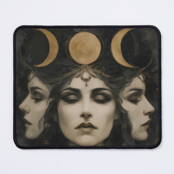 Item preview, Hecate Triple Moon – Goddess of Magic and the Moon designed and sold by monchie.