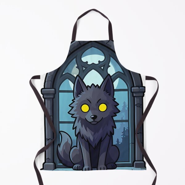 Item preview, Shadow Wolf with Gothic Arch Window designed and sold by IllumeInk.