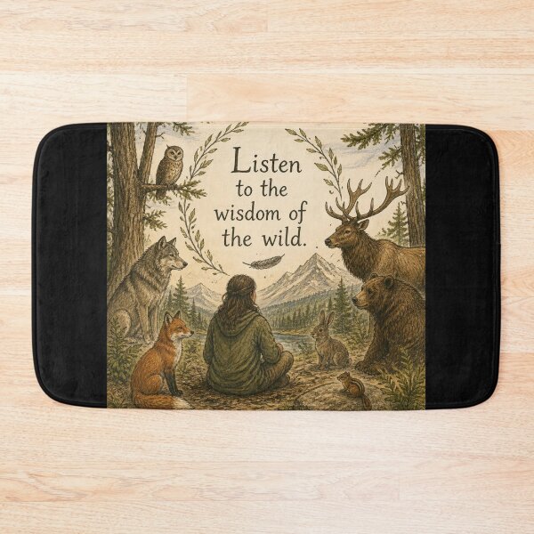 Item preview, Listen to the wisdom of the wild. designed and sold by CinemaChronik.