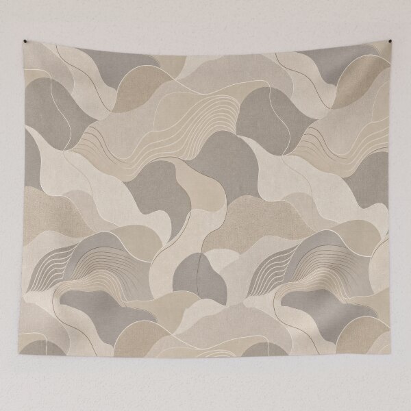 Item preview, Organic Curve Pattern designed and sold by FreshPixelArt.