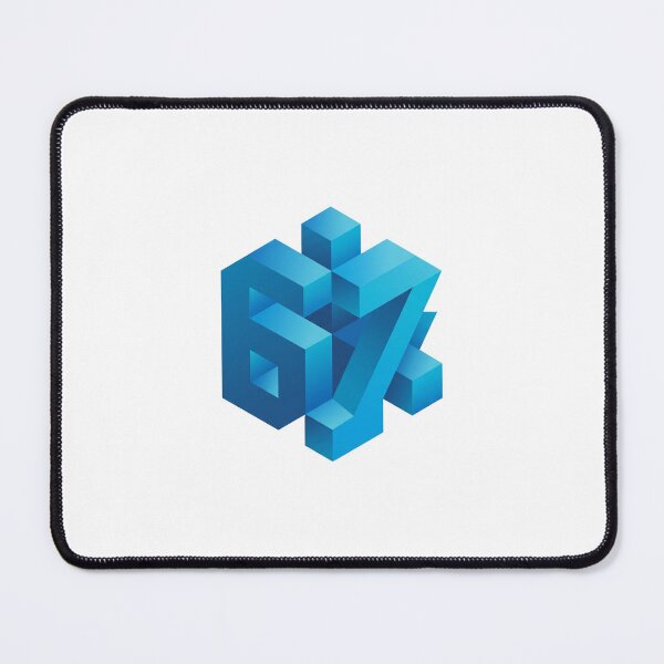 Item preview, 3D Isometric Blue Cube Number 67 Graphic Logo designed and sold by Sergii Davydenko.