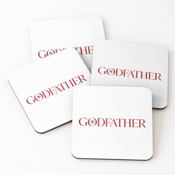 Item preview, GODFATHER Minimal Typography Design – Vintage Mafia Aesthetic designed and sold by VibeCraft3.