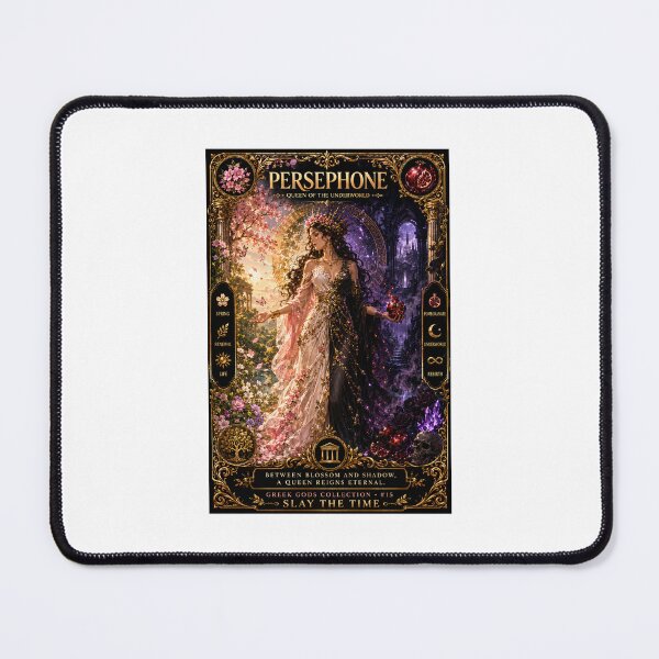 Item preview, Persephone Greek Goddess Sticker | Queen of the Underworld | Greek Mythology Collectible | Spring & Shadow Art | Slay The Time designed and sold by SLAYTHESPACE.