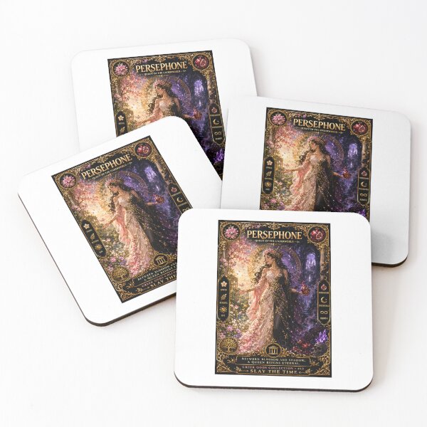 Item preview, Persephone Greek Goddess Sticker | Queen of the Underworld | Greek Mythology Collectible | Spring & Shadow Art | Slay The Time designed and sold by SLAYTHESPACE.