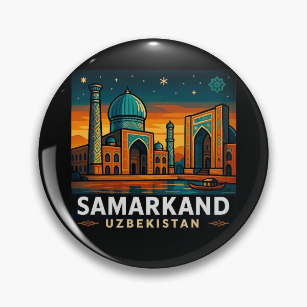 Item preview, Samarkand, Uzbekistan at Sunset designed and sold by Myra365Art.