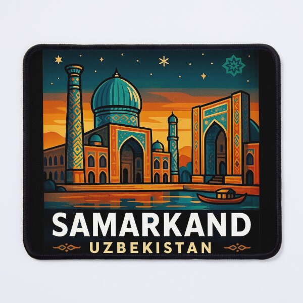 Item preview, Samarkand, Uzbekistan at Sunset designed and sold by Myra365Art.