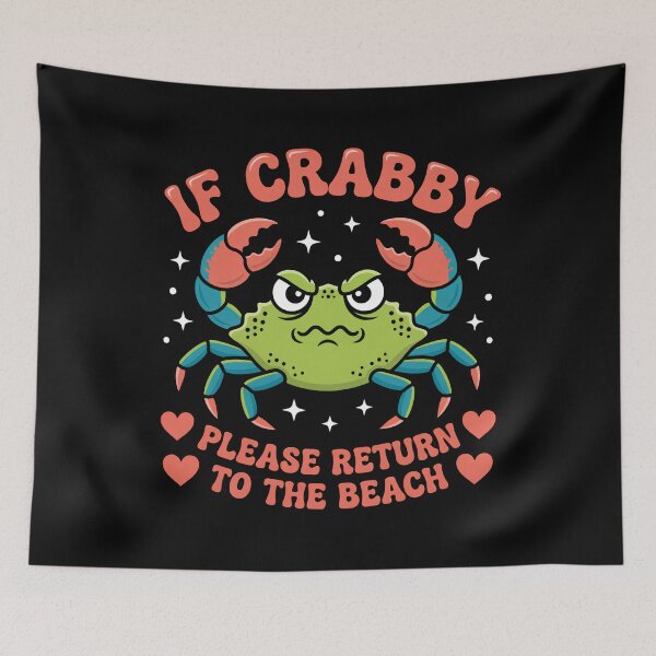 Item preview, If Crabby Please Return to the Beach designed and sold by TshirtsOnline-.