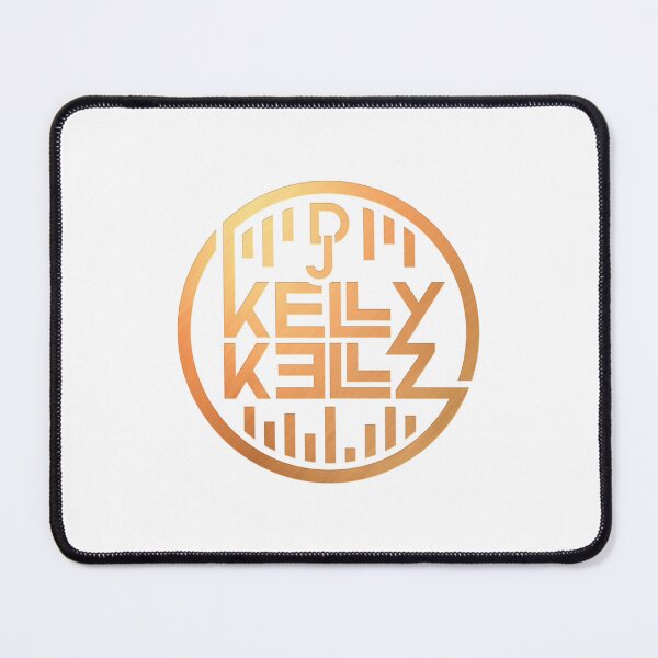 Aperçu de l'œuvre Logo rond de DJ Kelly Kellz (Or) créée et vendue par kdtcreative.