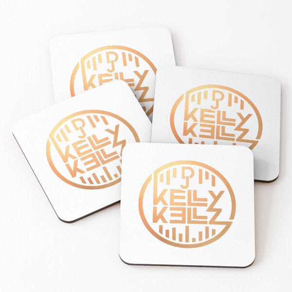 Item preview, DJ Kelly Kellz Round Logo Design (Gold) designed and sold by kdtcreative.