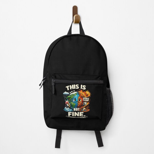 Item preview, This Is Not Fine – Melting Earth Climate Change Environmental Awareness designed and sold by SidTastic .