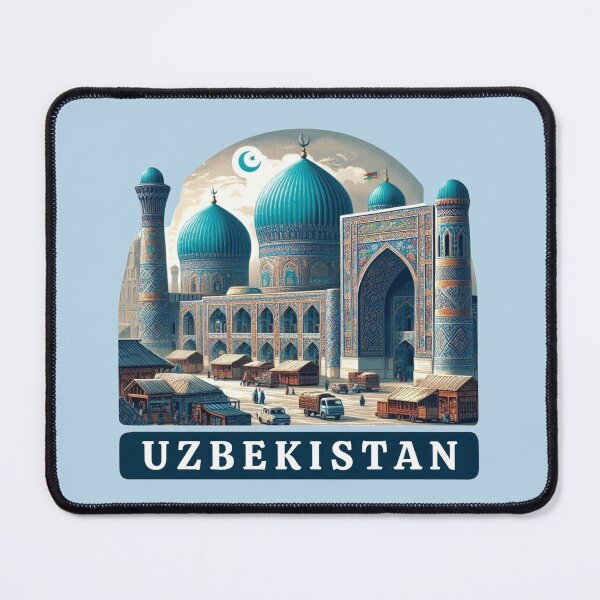 Item preview, Uzbekistan - Scenic Central Asia designed and sold by Myra365Art.