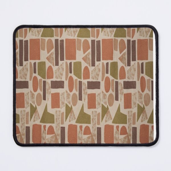 Item preview, Earth Tone Block Pattern designed and sold by FreshPixelArt.