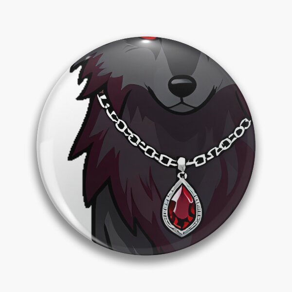 Item preview, Gothic Wolf with Garnet Pendant designed and sold by IllumeInk.