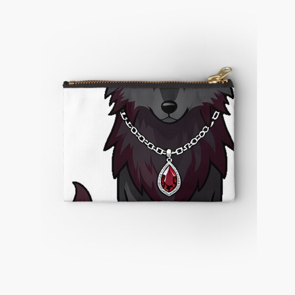Item preview, Gothic Wolf with Garnet Pendant designed and sold by IllumeInk.