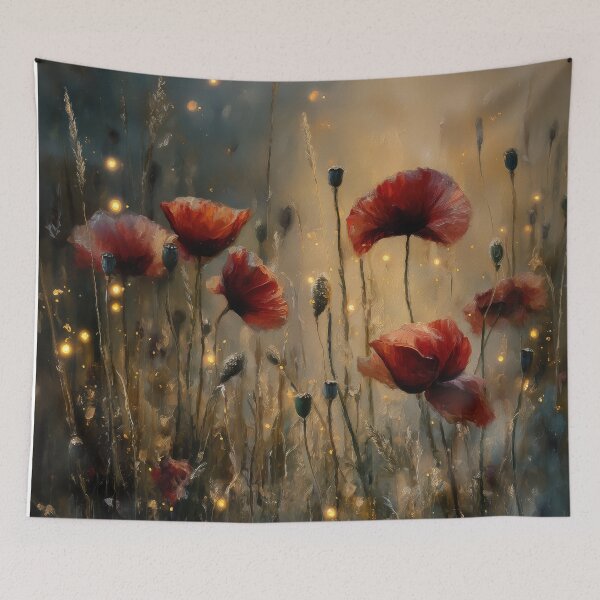 Item preview, Bright poppy meadow designed and sold by monchie.