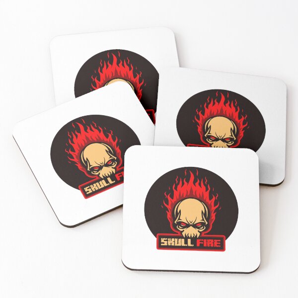 Item preview, Skull Fire Logo | Flaming Skull Gaming Esports Mascot Emblem designed and sold by LeoArt007.