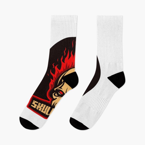 Item preview, Skull Fire Logo | Flaming Skull Gaming Esports Mascot Emblem designed and sold by LeoArt007.