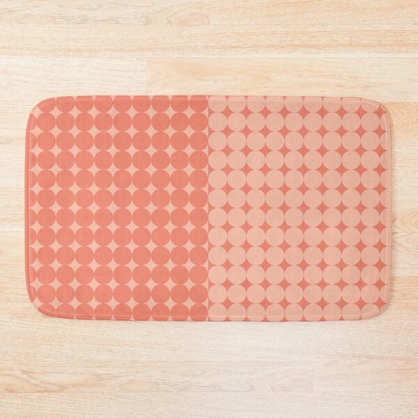 Item preview, Peach orange circle pattern designed and sold by Karf  ..