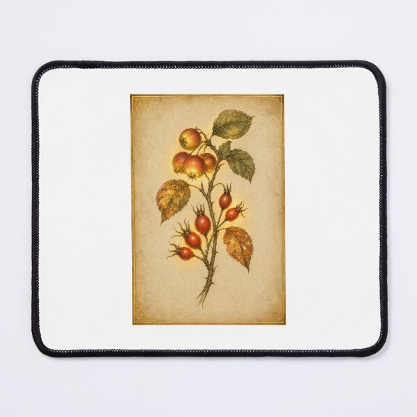 Item preview, Samhain Altar | Crab Apple & Rosehip Botanical Art | Wheel of the Year Gift designed and sold by Brackenlume Studio.
