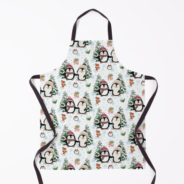 Item preview, Cute Christmas Penguins Seamless Pattern designed and sold by SeJaa.
