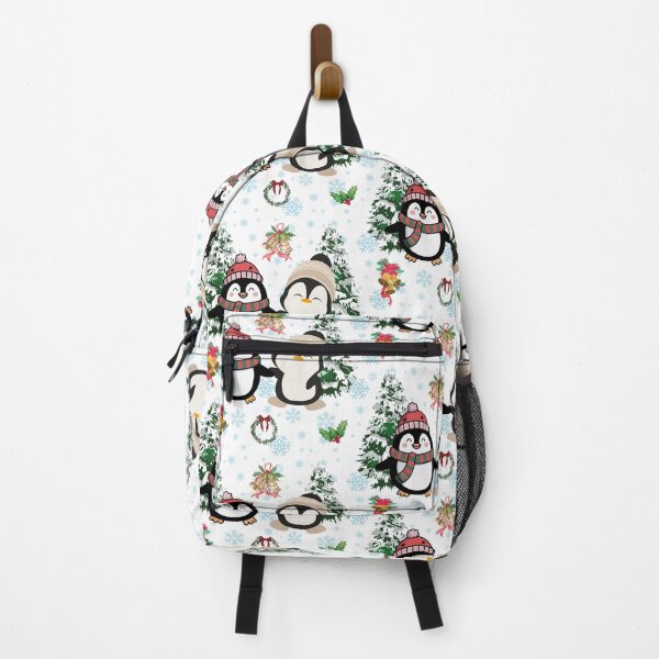 Item preview, Cute Christmas Penguins Seamless Pattern designed and sold by SeJaa.