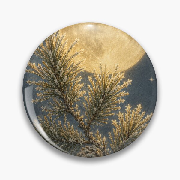 Item preview, Wolf Moon | Winter Botanical Full Moon Art | Full Moon Name Gift designed and sold by Brackenlume Studio.
