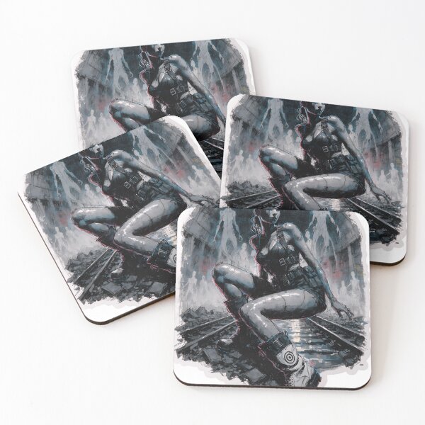 Item preview, Grit style female character sitting on transparent background designed and sold by Creative88Art.