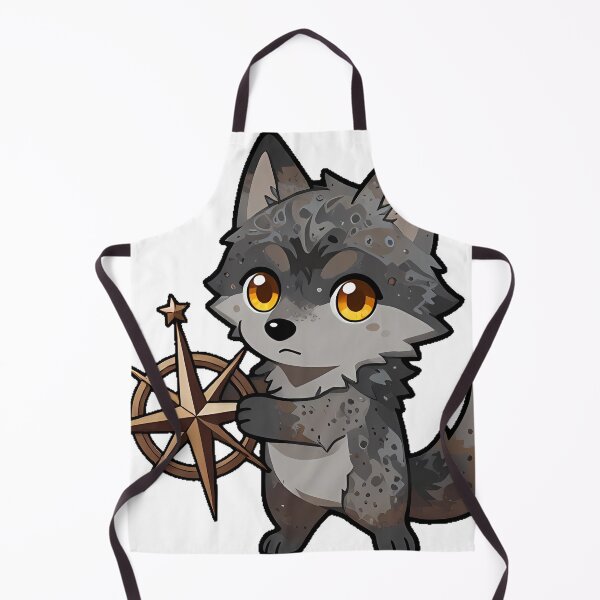 Item preview, Wolf with Gothic Compass Rose designed and sold by IllumeInk.