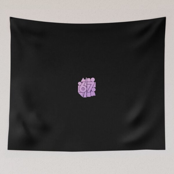 Item preview, 3D Geometric Lavender Number 67 Monochromatic Crest designed and sold by Sergii Davydenko.