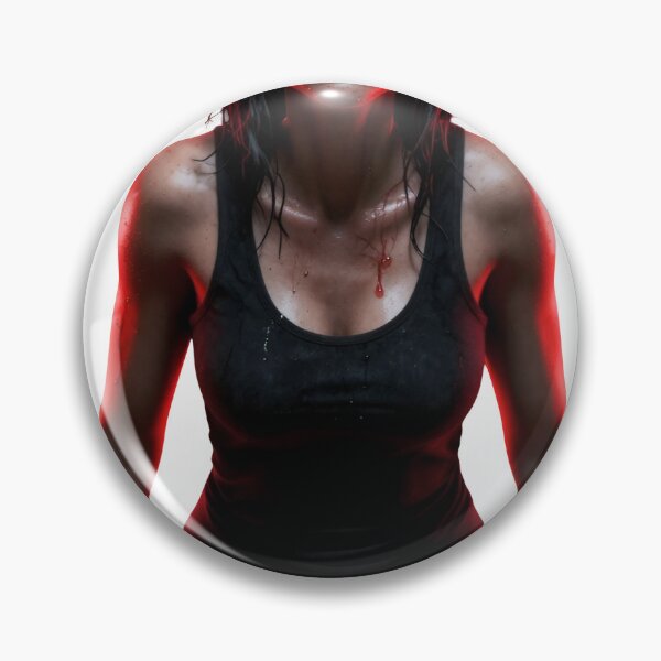 Item preview, Distressed woman with red lighting and haunted as isolated PNG designed and sold by Creative88Art.