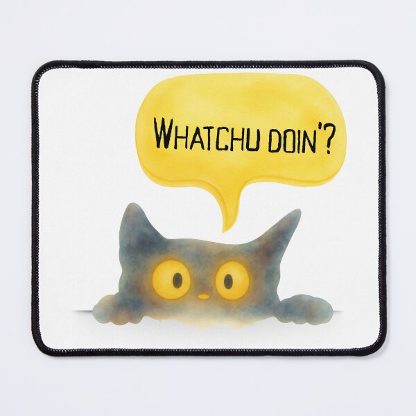 Item preview, Peeking Cat: Whatchu Doin’? designed and sold by SaSi-Creatives.