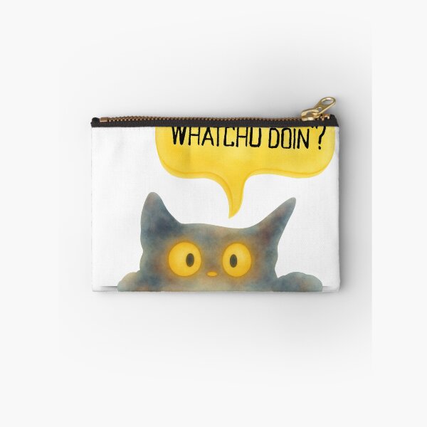 Item preview, Peeking Cat: Whatchu Doin’? designed and sold by SaSi-Creatives.