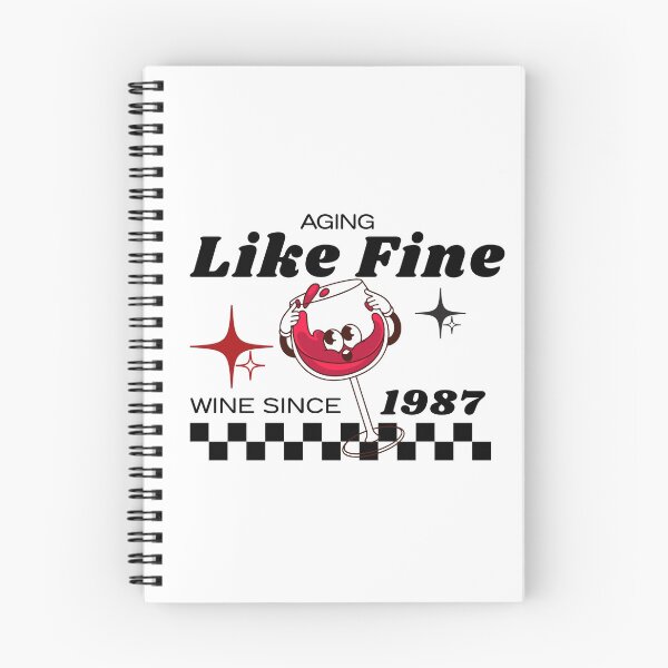 Item preview, Aging Like Fine Wine Since 1987 | Funny Wine Lover Birthday Gift designed and sold by luckyhue.