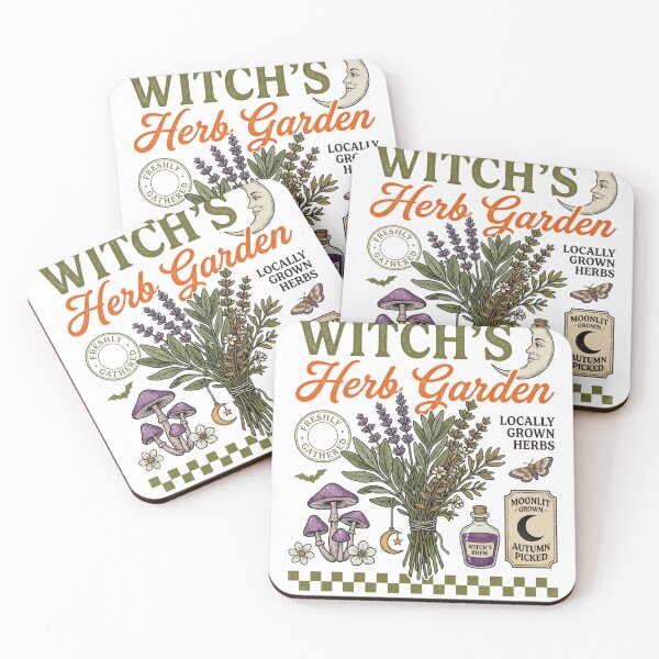 Item preview, Witch's Herb Garden Vintage Botanical Autumn Magic designed and sold by raedattia.