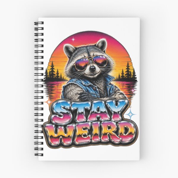 Item preview, Stay Weird "Funny Timothy Raccoon" : Raccoon Meme Design Quirky Animal Art Cute Woodland Humor designed and sold by SARAGOZ.