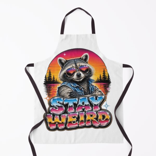Item preview, Stay Weird "Funny Timothy Raccoon" : Raccoon Meme Design Quirky Animal Art Cute Woodland Humor designed and sold by SARAGOZ.