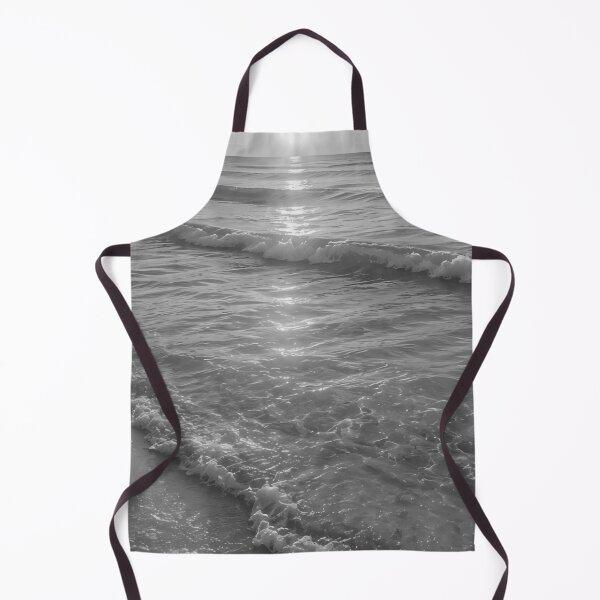 Item preview, Monochromatic Black and White Ocean Sunset designed and sold by Moodprint5.