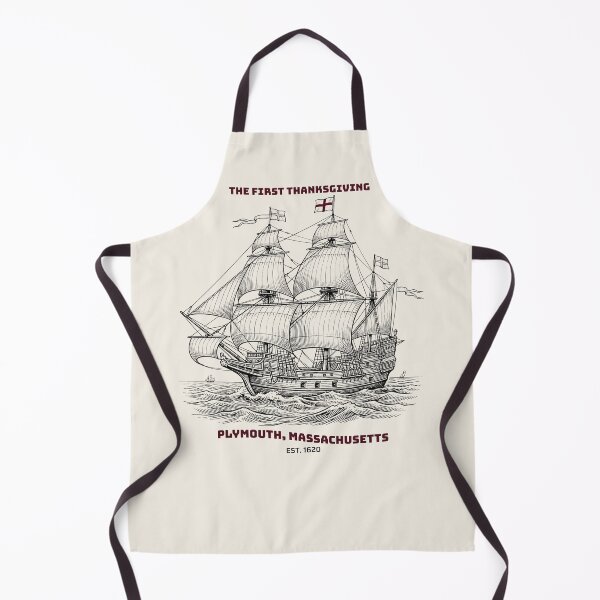 Item preview, Mayflower 1620 The First Thanksgiving Plymouth Massachusetts Vintage Ship designed and sold by legacylivingshop.