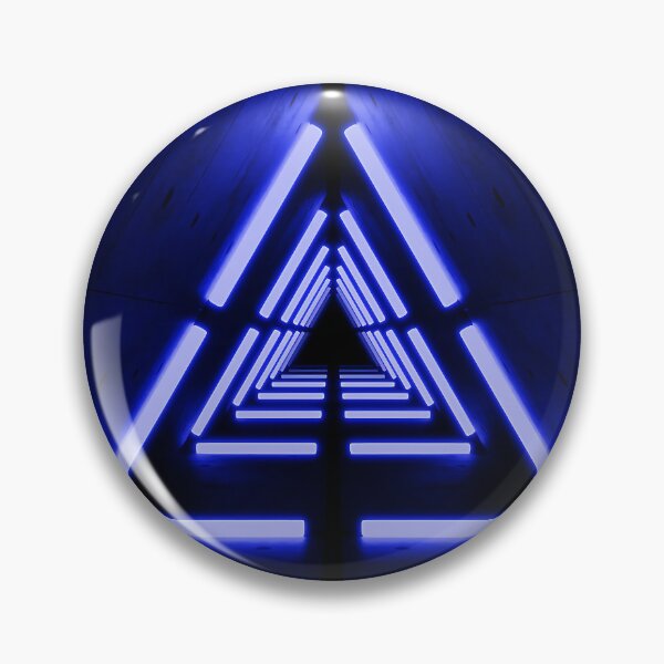 Item preview, Triangular Tunnel & Blue Neon Lights designed and sold by Electric Shock!! Design.